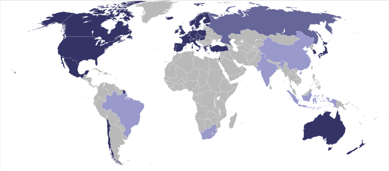 Страны оэср список где лучше купить виллу в греции
